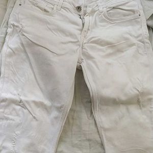 White Torn Jeans