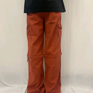 Unisex Red Cargo Pants