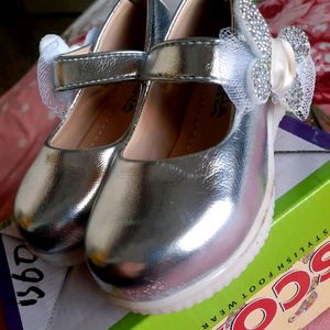 Sliver Baby Girl Sandal..