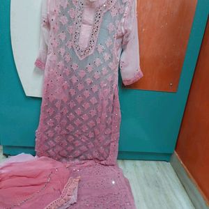 Lucknowi Chikankari Suit