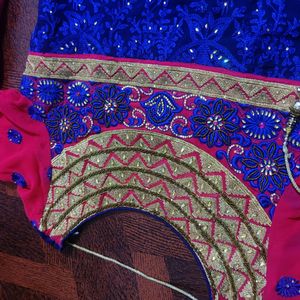 Beautiful Heavy Blue Coloured Kurta Trouser