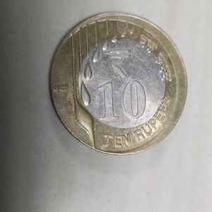 Rare 10 Rupees 2019 Off Centre Error Coin