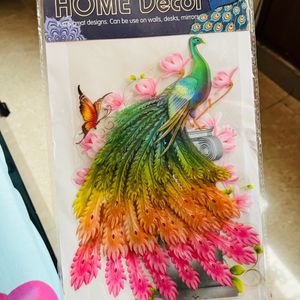 Peacock Wall Design