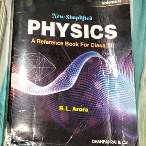 Class 12th S.L.Arora Phy Book (Both Vol-1 & Vol-2)