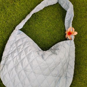 Quilted Sky Crossbody Bag