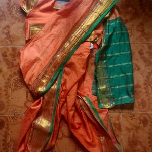 A Beautiful Stitched Baby Saree For 2 To 4 Year Ba