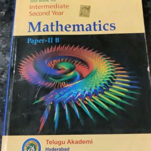 Intermediate Second Year Mathematics Textbook .