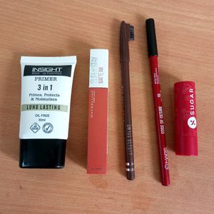 Combo - Maybelline,Sugar,Mars,SwissBeauty n Insigt