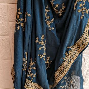 Sapphire Blue Ethnic Gown