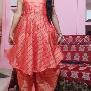 Patyala With Short Kurti Dress