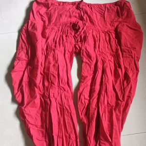 Red Colour Patiala Pant