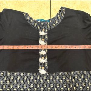 Black kurti top