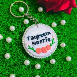 Personalized Embroidery Keychain