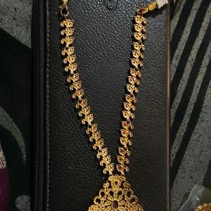 Gold Plated Short Necklace