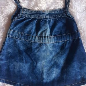 Denim Top For Girls