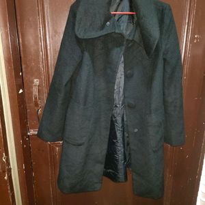 Women Black Winter Korean Coat