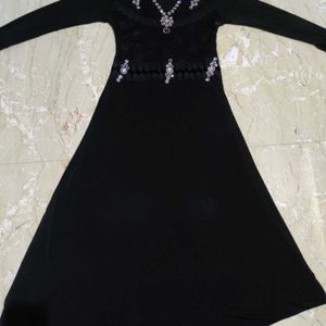 Black Abaya With Dupatta