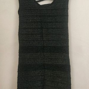 Black Silver Dress For Women