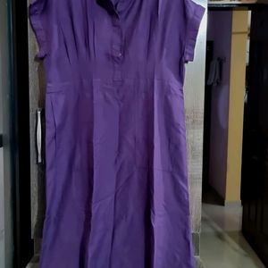Korean Purple Dress From COVETBLAN