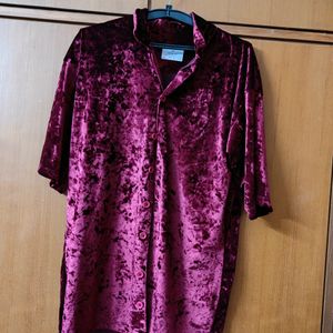 Imported Velvet Party Shirt