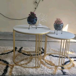 Living Room Coffee Table Metal Gold