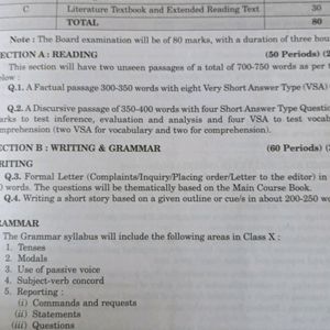 CBSE Class 10 ENGLISH