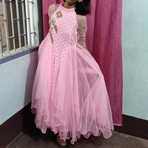 Baby Pink Cute Gown