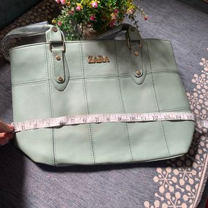 Green Zara Handbag