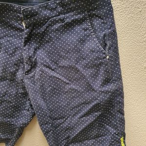 Navy Blue White Dot Shorts (Men's)