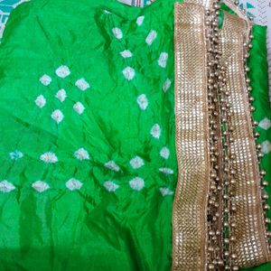 Bandhej Silk Dupatta 2pc