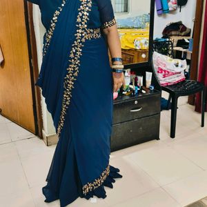 Gown Style Saree