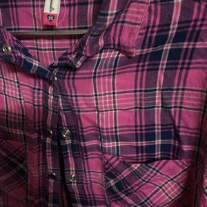 Pink Checks Shirt