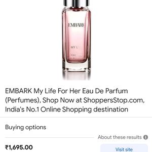 Embark My Life For Her Eau De Parfum