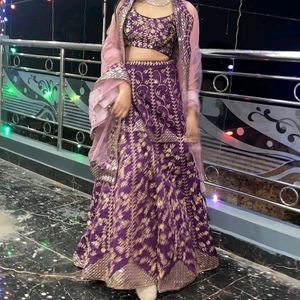 Purple Lehenga