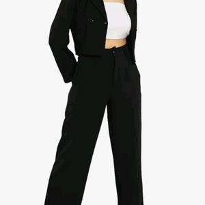 KOTTY Women's Solid Relaxed Fit Full Sleeve Co-ord