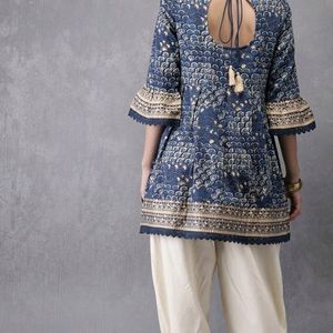 Pure Cotton Kurti With Dhoti Pant For Women