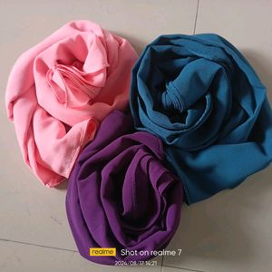 Ciffon Hijabs Combo Set Of 3