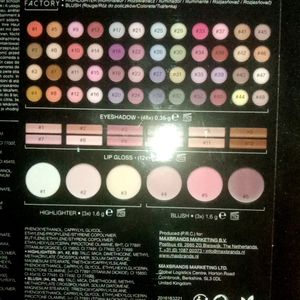 Blush ,Highlighter,  Lip Gloss, Eyeshadow Palette