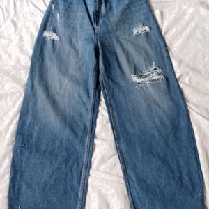 Freakins Denim Flared Jeans