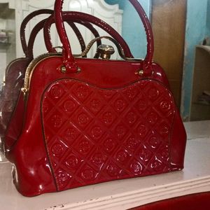 Dark Red Colour Bag, Wedding Purpose.. Next To New