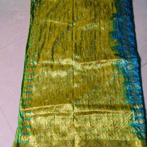 Full Maggam Work Pure Kanjeevaram Silk Saree