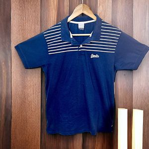 Superdry Men Polo Stripes T-Shirt