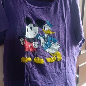 Two Cartoon Print T-shirt