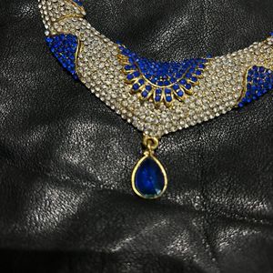 Blue Diamond Necklace