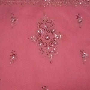 Pink Saree With Designs Board