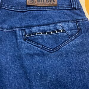 mens blue denim new condition