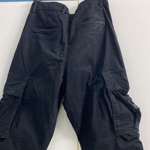 Black Cargo Pants (Zara Dupe)