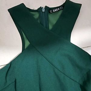 Green Bodycond Dress