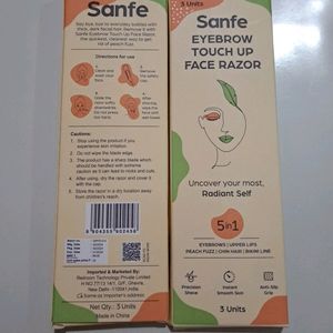 Sanfe Eyebrow Touch Up Face Razor Pack Of 2×6