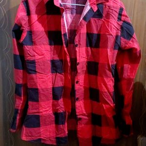 Unisex Check Cotton Shirt